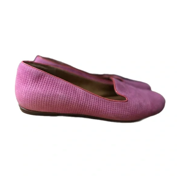 Clarks Artisan Tige De Cuir Loafers Suede Flats Circa 2013 Pink Excellent Size 7 - Picture 3 of 8